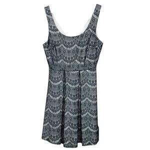 Trac Black Lace Sleeveless A-Line Dress Little Black Dress Cocktail